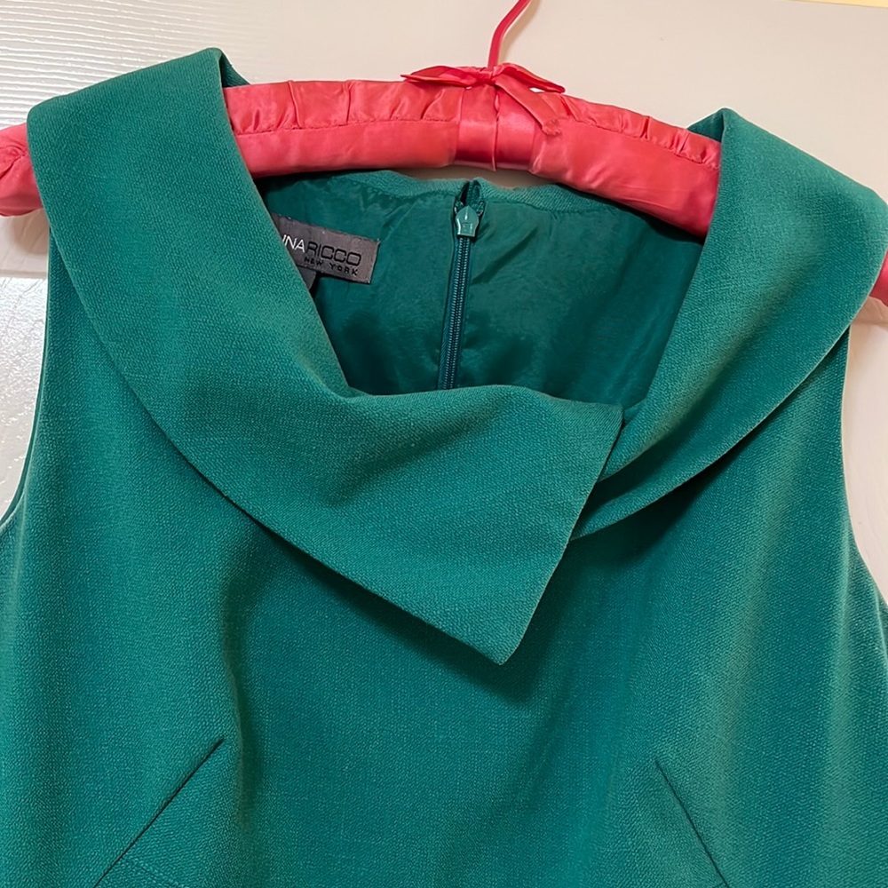 Emerald green dress